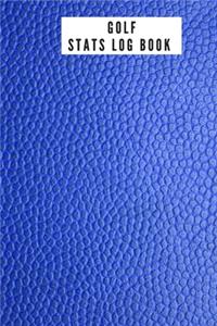 Golf stats Log Book