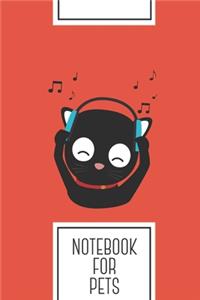 Notebook for Pets