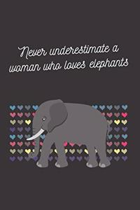 Never underestimate a woman who loves elephants