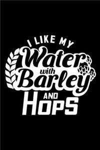 I like my water with barley and hops