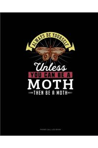 Always Be Yourself Unless You Can Be A Moth Then Be A Moth