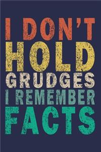 I Don't Hold Grudges I Remember Facts