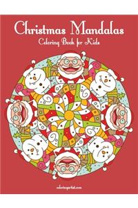 Christmas Mandalas Coloring Book for Kids