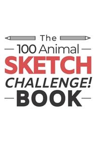 100 Animal Sketch Challenge Book
