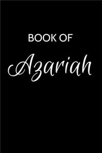 Azariah Journal