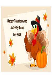 Happy Thanksgiving Activity Book for kids