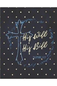 His Will His Bill Philippians 4