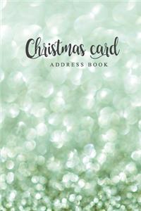 Christmas card address book