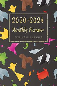 2020-2024 Monthly Planner Five Year Planner
