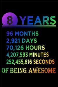 8 Years Of Being Awesome