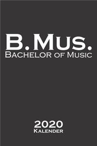 Bachelor of Music Kalender 2020