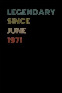 Legendary Since June 1971 - Birthday Gift For 48 Year Old Men and Women Born in June 1971