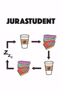 Jurastudent: Notizbuch für Jura Studenten Jurist Anwalt Richter Tagebuch liniert 6"x9" DIN A5