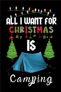 All I Want For Christmas Is Camping