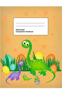 Wide Ruled Composition Notebook