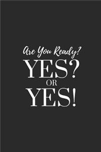 Are You Ready? Yes? or Yes!