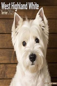 West Highland White Terrier 2021 Wall Calendar