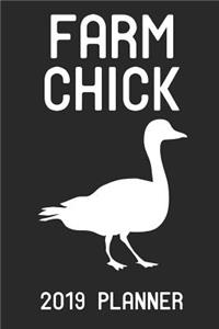 Farm Chick 2019 Planner: Duck Farmer Chick - Weekly 6x9 Planner for Women, Girls, Teens for Duck Farms