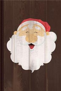 Santa Face Journal Notebook