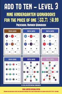 Preschool Number Workbook (Add to Ten - Level 3)