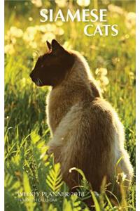 Siamese Cats Weekly Planner 2018