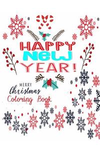 Coloring Book (Merry Christmas And Happy New Year )