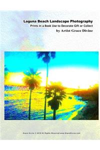 Laguna Beach Landscape Photography Prints in a Book Use to Decorate Gift or Collect by Artist Grace Divine
