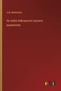 De verbis Hebraeorum concavis quaestiones