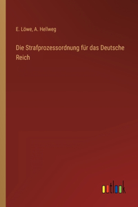 Strafprozessordnung für das Deutsche Reich