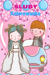 Kolorowanka ślubna dla dzieci