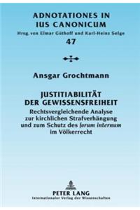 Justitiabilitaet der Gewissensfreiheit