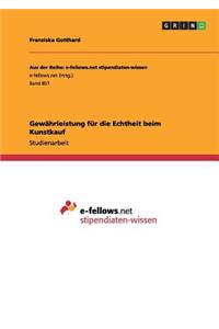 Gewährleistung für die Echtheit beim Kunstkauf