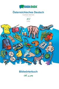 BABADADA, Österreichisches Deutsch - Urdu (in arabic script), Bildwörterbuch - visual dictionary (in arabic script)
