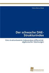 schwache DAE-Strukturindex