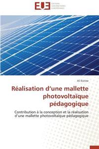 Réalisation D Une Mallette Photovoltaïque Pédagogique