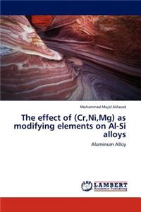 Effect of (Cr, Ni, MG) as Modifying Elements on Al-Si Alloys