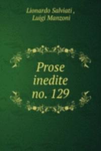 Prose inedite