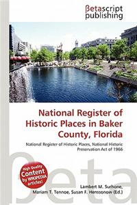 National Register of Historic Places in Baker County, Florida
