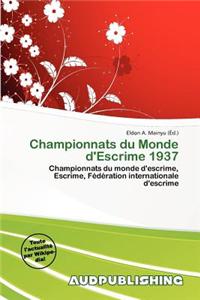 Championnats Du Monde D'Escrime 1937