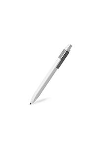 Moleskine Classic Click Ball Pen, White, Fine Point (0.5 MM), Black Ink