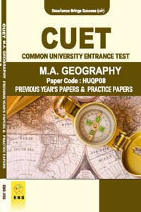 CUET M.A. Geography (Test Paper Code-HUQP08) Entrance Exam Previous Year's Papers & Practice Papers ( English Medium )