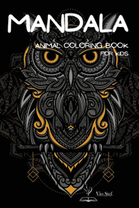 Mandala Animal Coloring Book for kids
