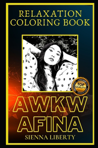 Awkwafina Relaxation Coloring Book