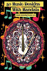 50 Music Designs with Mandala