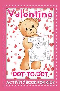 valentine dot to dot activity book for kids
