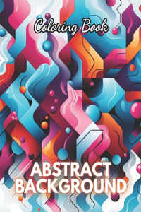 Abstract Background Coloring Book for Adults