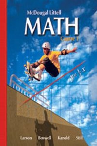 McDougal Littell Middle School Math: Test and Practice Generator CD-ROM Course 1
