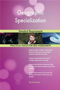 Geographic Specialization Standard Requirements