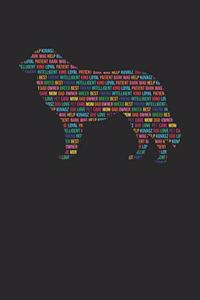Kuvasz Notebook 'Word Cloud' - Gift for Kuvasz Lovers - Kuvasz Journal