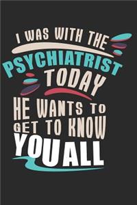 I was with the psychiatrist today - he wants to get to know you all